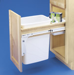 rev a shelf  pull out trash and recycling center systems from Shelves that Slide a large selection of sliding trash and pull out shelf sliding waste containers garbage slider sliding shelf pull out shelves for kitchen cabinets