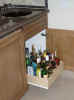 LIQUOR CABINET BAR BOTTLE STORAGE ROLL OUT SLIDE OUT SLIDING SHELF ORGANIZE liquor cabinet bar bottle pullout pull-out