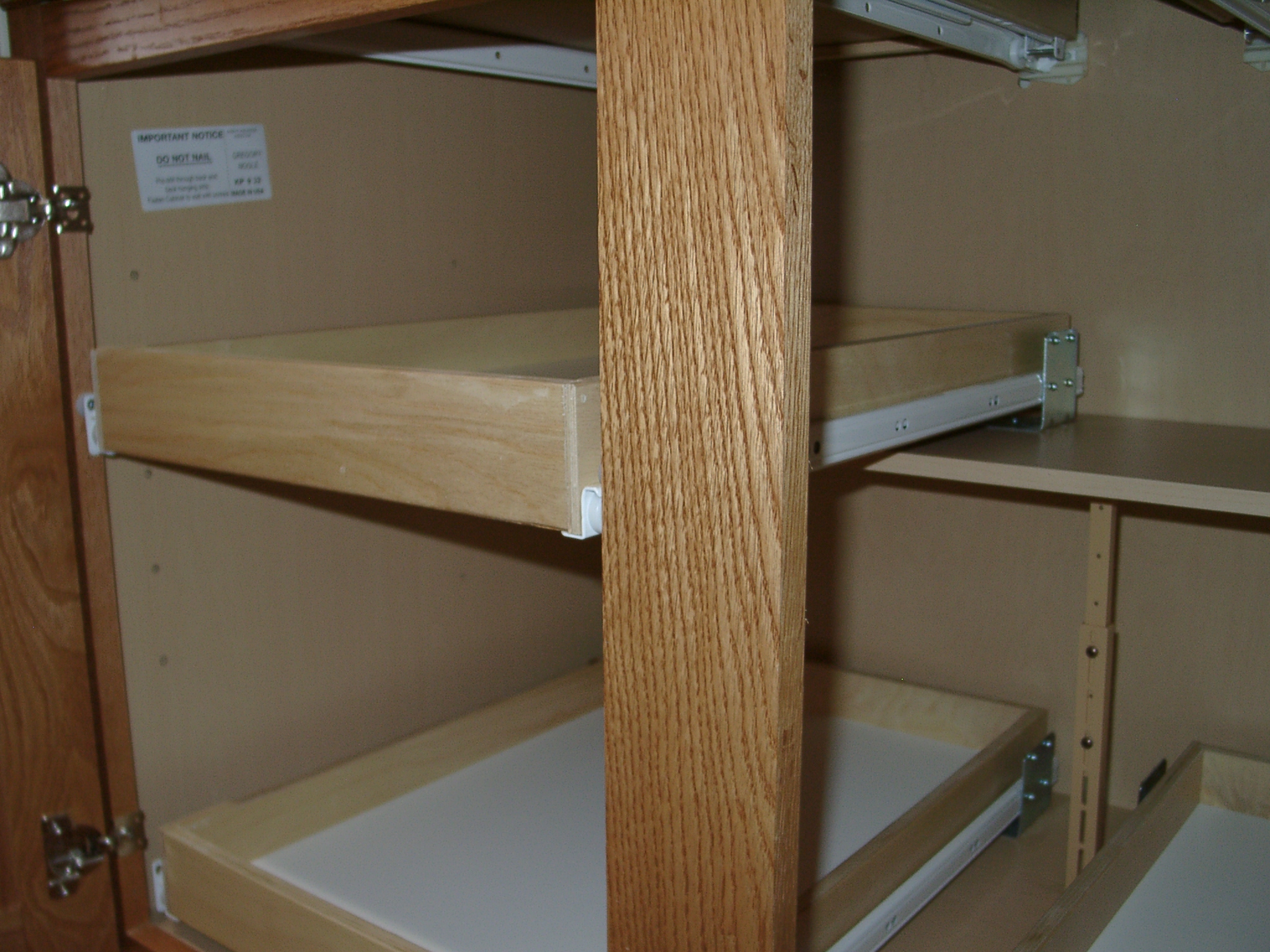 Build Pull Out Shelves for Kitchen Cabinets