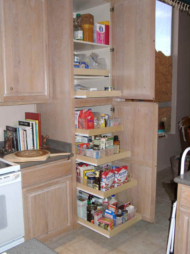 Kitchen Organization Pull Out Shelves In Pantry Remodelando La Casa