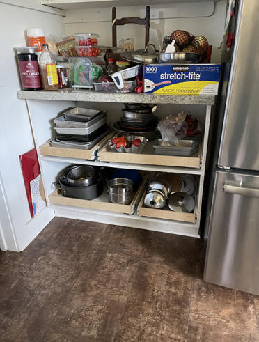 Pull Out Kitchen Cabinet Shelves  Made To Fit Shelves That Slide Out