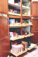 kitchen shelves pantry designs pull out shelf from shelves that slide make your life easier access to back of pantry cabinets