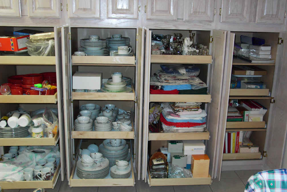 Kitchen Pantry Cabinet Pull Out Shelf Storage Sliding Shelves