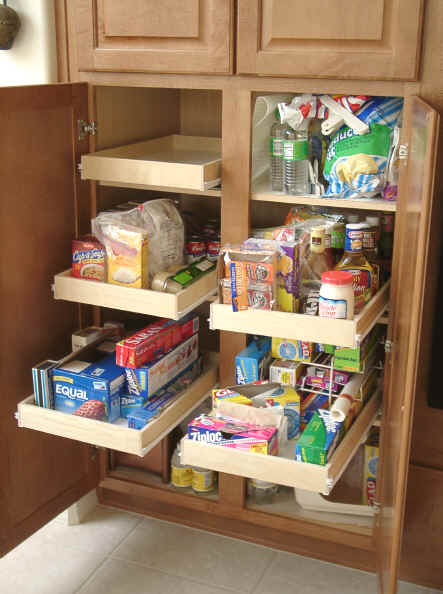 Pull-Out Pantry Shelves  Pantry Cabinet with Pull-Out Shelves Columbus,  Ohio