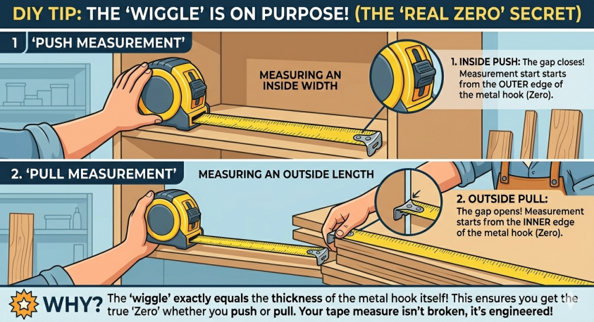 Real zero, the reason the tang is loose