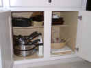 Click to Enlarge picture of roll out shelves from shelves that slide making pull out shelves for over 13 years slide-outs roll-outs pull-outs kitchen cabinet organization